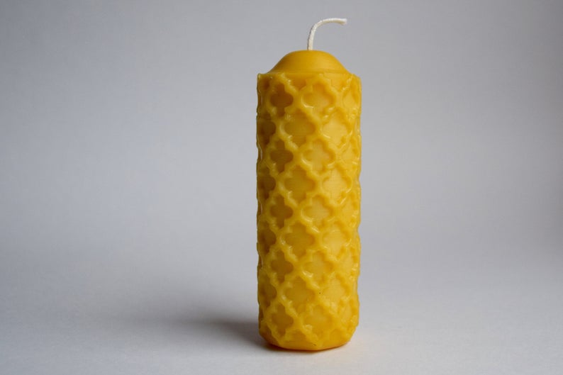 Medieval Beeswax Pillar
