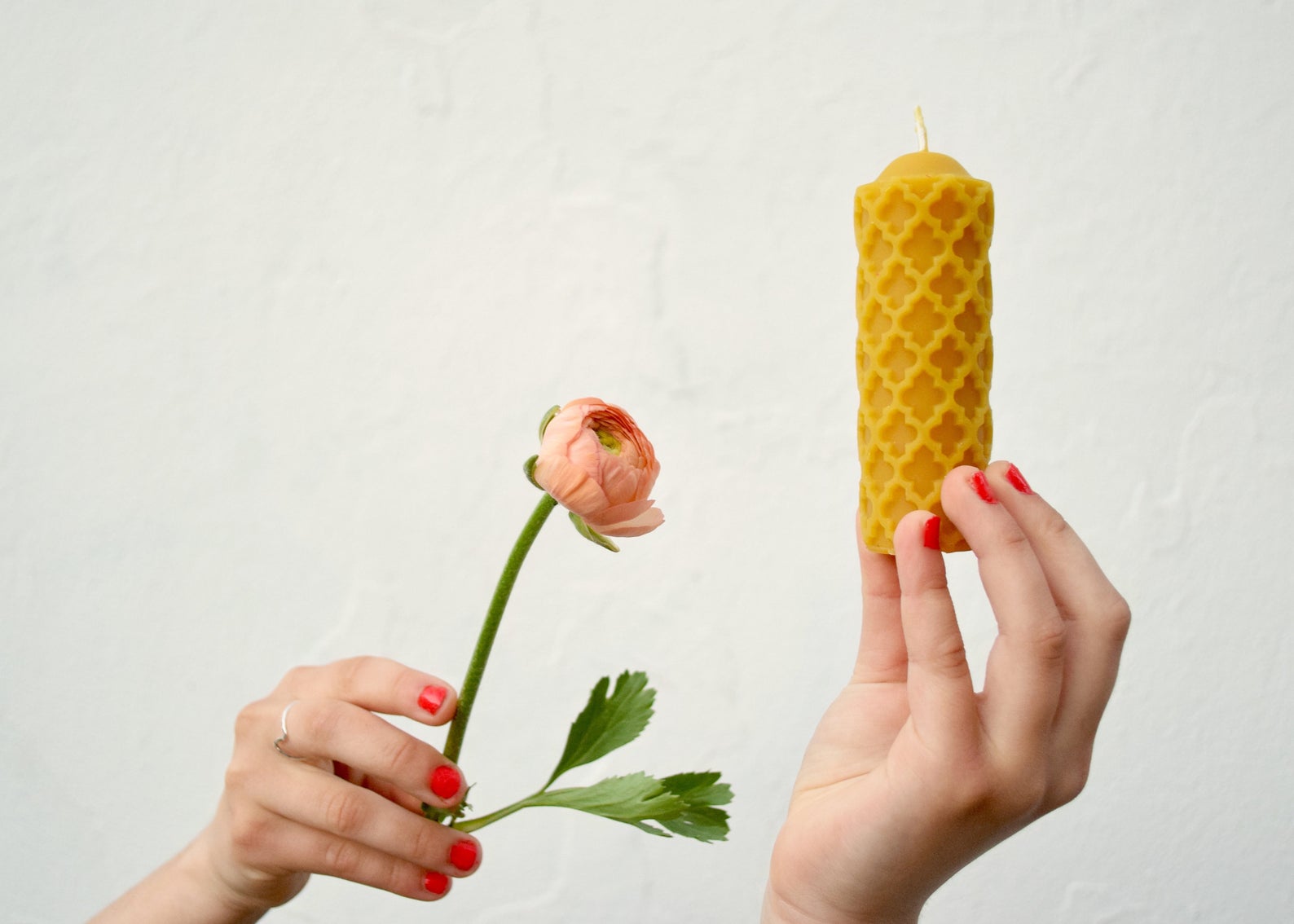 Medieval Beeswax Pillar