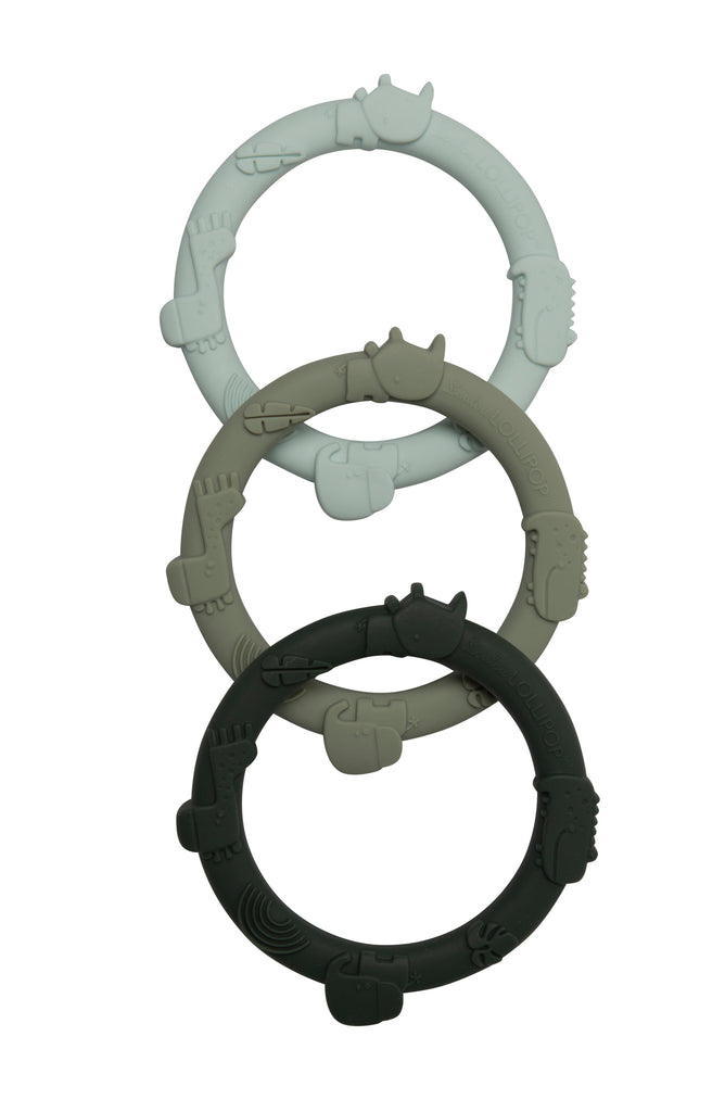 Silicone Teether Ring Sets