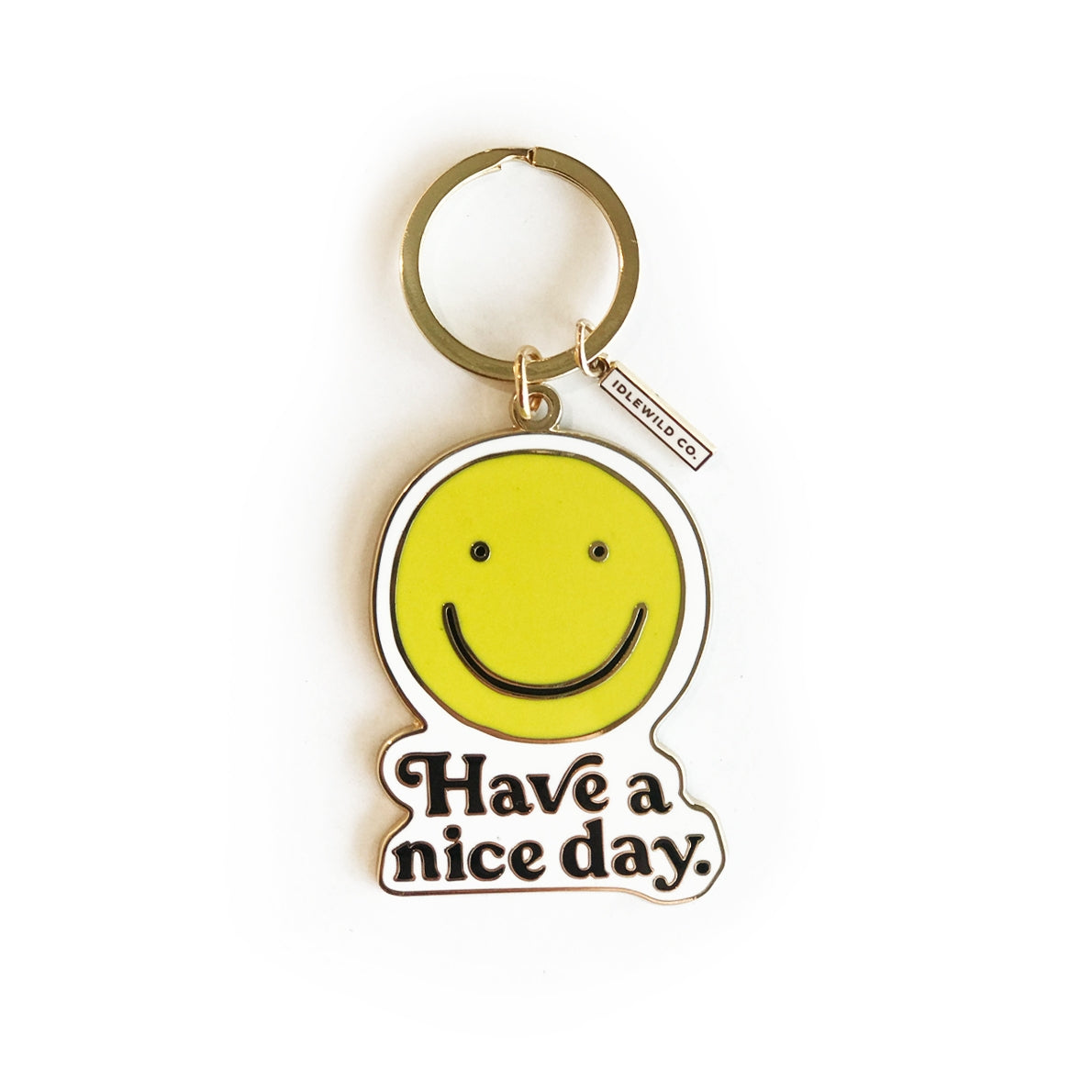 Smiley Nice Day Keychain