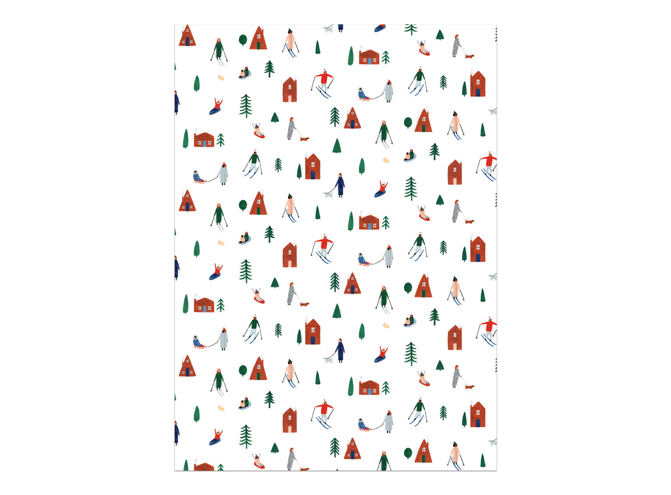 Red Cap Holiday Wrap Roll
