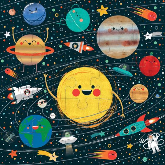 Jumbo 25 Piece Solar System Puzzle
