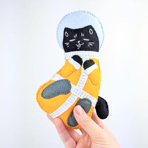 Space Cat Hand Stitching Felt Kit