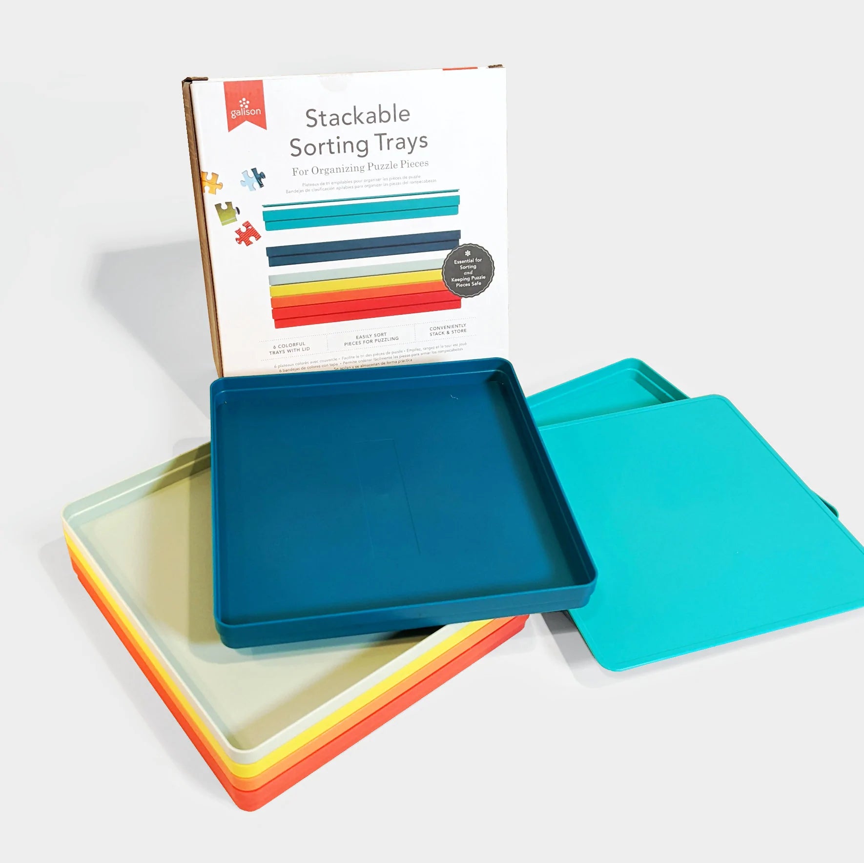 Puzzle Piece Sorting Tray Set